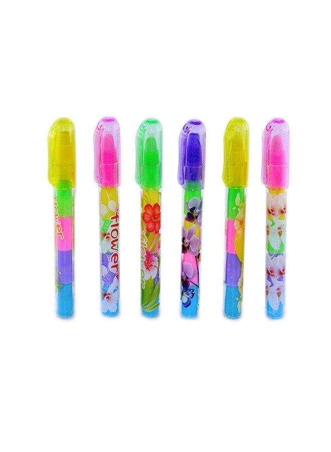 Sloies ممحاة سلويز القابلة للتكديس على شكل قلم للأطفال (عبوة من 6 قطع) - Image 1